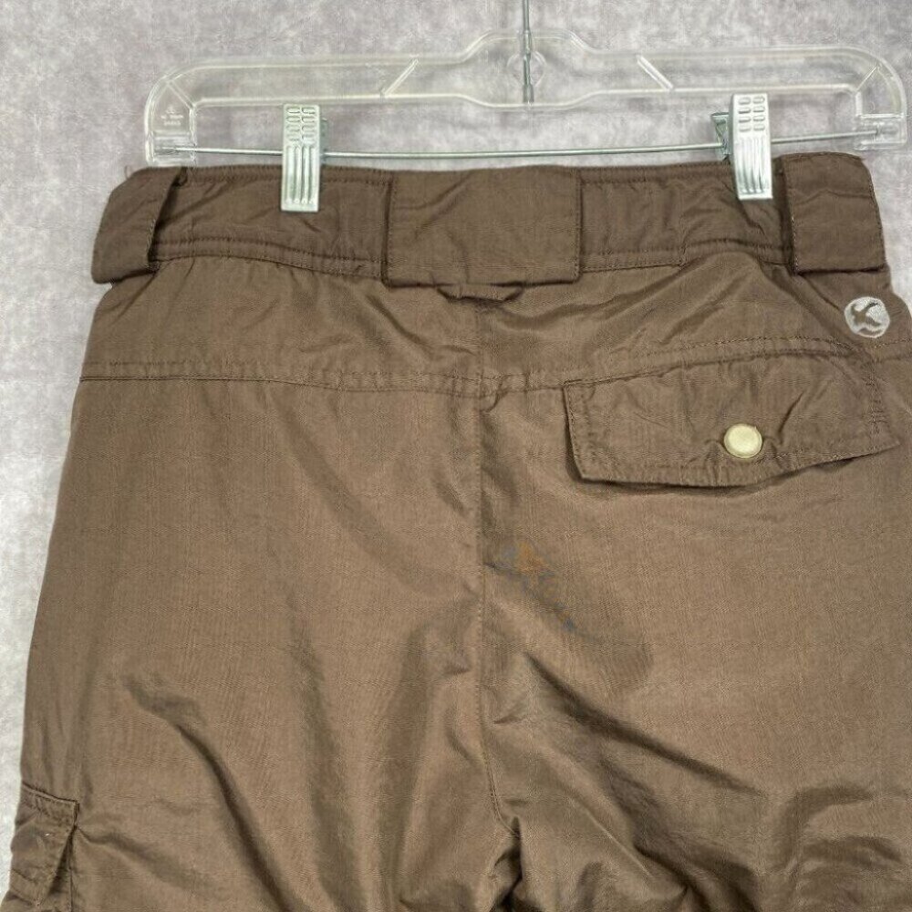 Gander Mountain Ski Pants Womens Small Brown Pockets Lined Outdoors Snowboarding - Picture 10 of 14